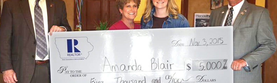 IFA $5,000 Prize Handed To Osceola’s Amanda Blair