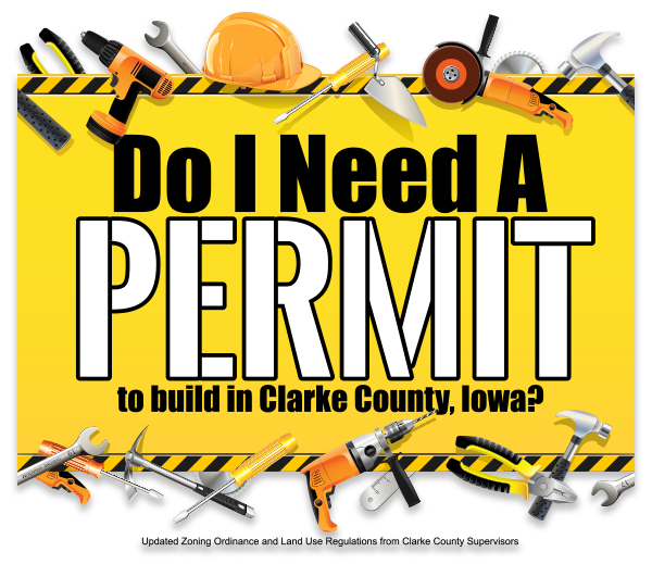 permit to build in clarke county iowa