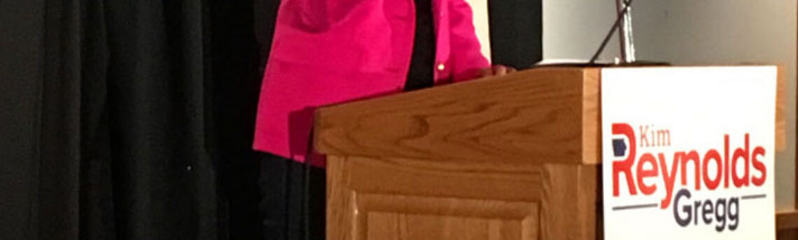 Iowa Governor Kim Reynolds Comes Home for Big Launch