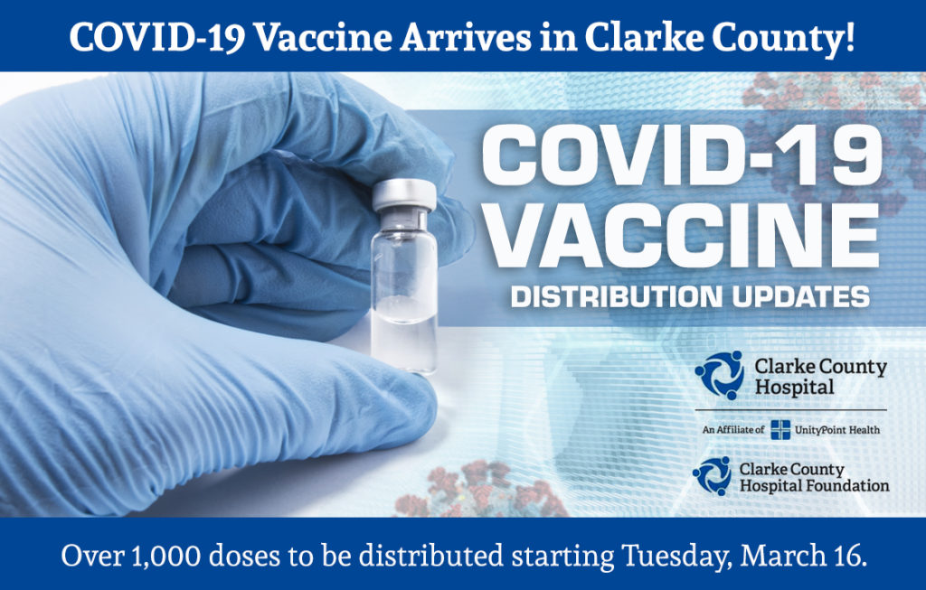 covid 19 vaccine in clarke county iowa