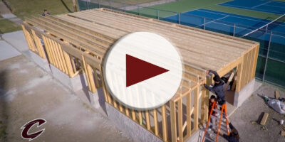 video showing clarke community schools building trades students