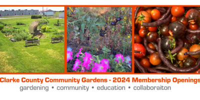 Clarke County Community Gardens Kick off Spring and New Membership Drive