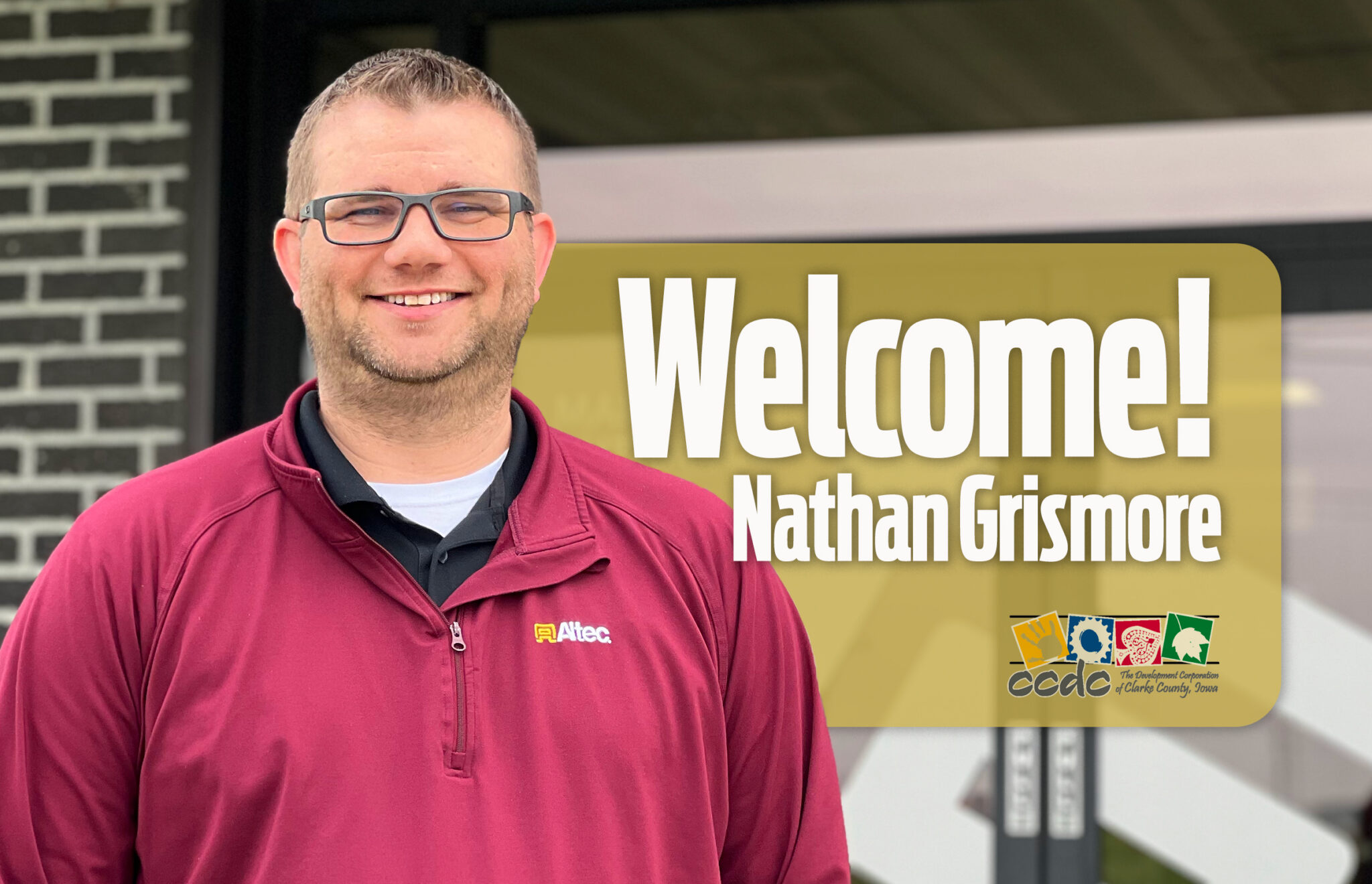 CCDC Board the Addition of Altec’s Nathan Grismore Clarke