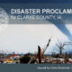 disaster proclamation clarke county iowa