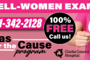 Clarke County Hospital Offering Free Well-Women Exams