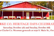 Historical Society Preparing for 2nd Annual Clarke Co. Heritage Days Celebration - 2024