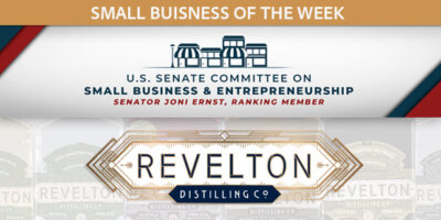 Ernst Names Small Business of the Week, Revelton Distilling Company