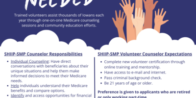 Clarke County Hospital Seeking Volunteer SHIIP Counselors