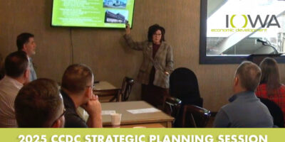 IEDA Debi Durham strategic planning with Clarke County Development Corporation