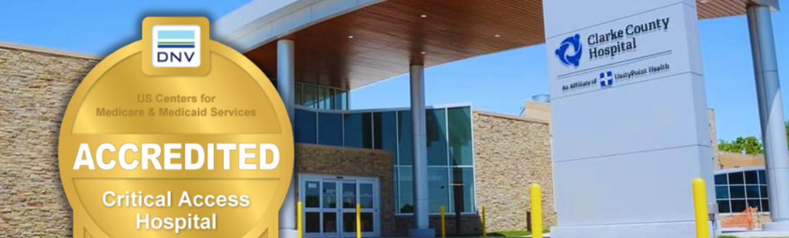 Clarke County Hospital Receives Quality-Based Accreditation from DNV