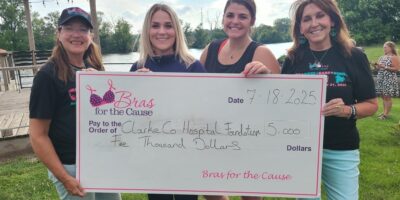 Clarke County Hospital Receives $5,000 Grant from Bras for the Cause to Offer Free Well-Woman Exams