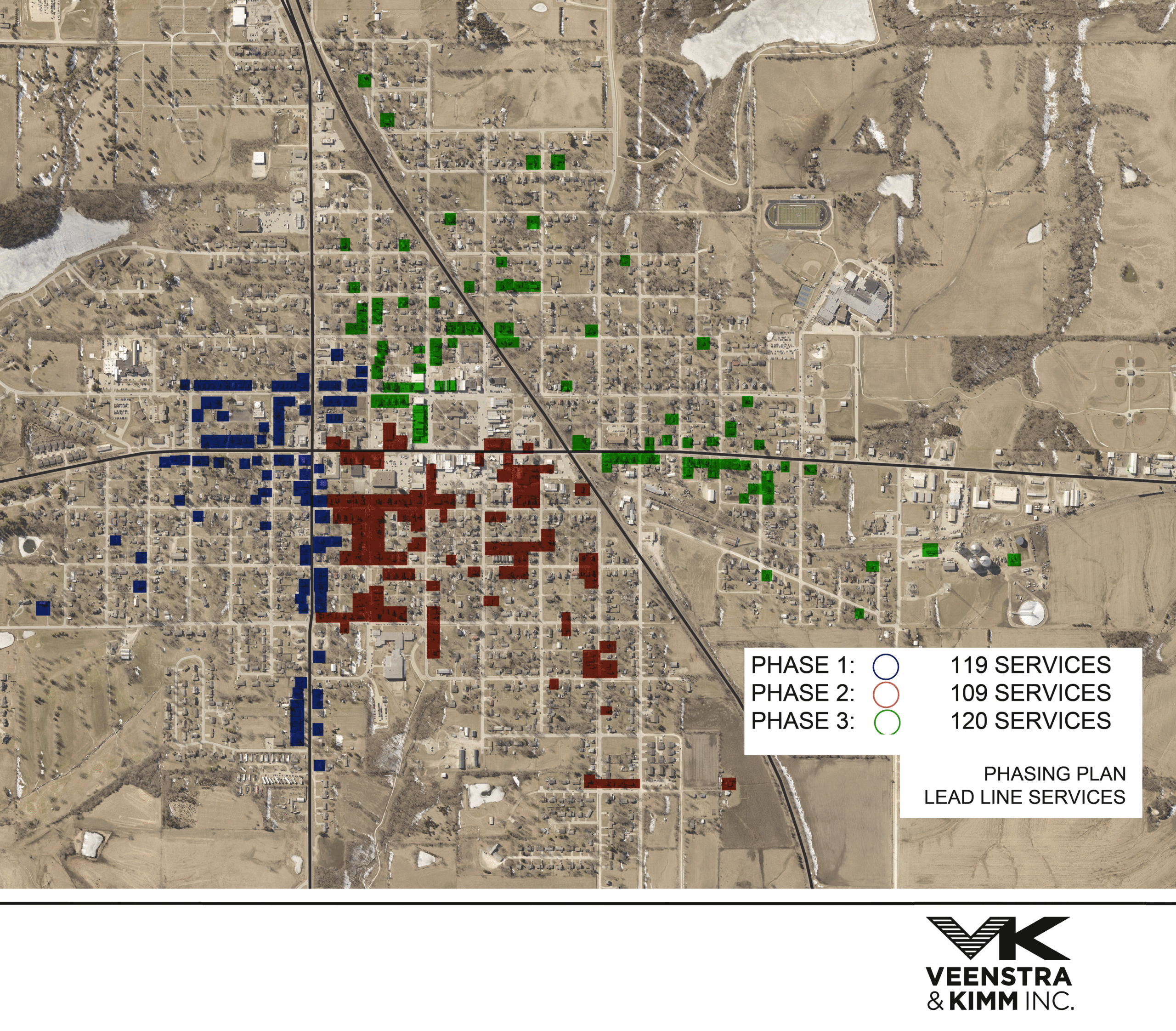 lead line replacement phase map for osceola iowa