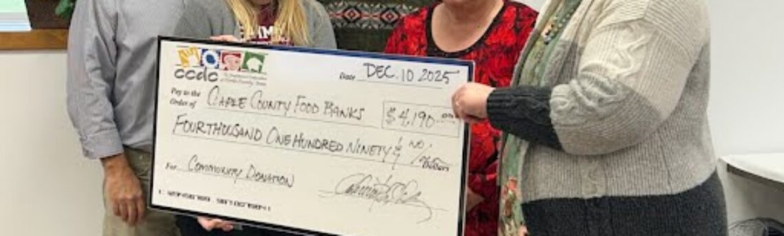 CCDC Donates Remaining 2025 Community Funds to Local Food Banks