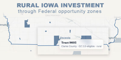 opportunity zone iowa tax incentives for development